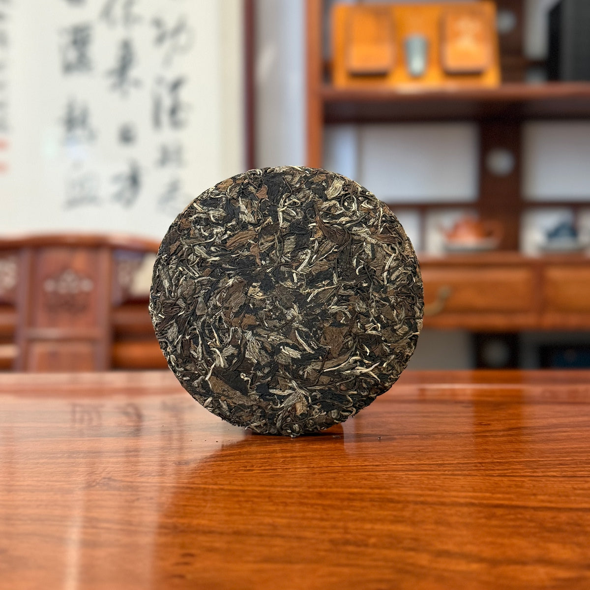 2010 Fuding White Peony (Bai Mu Dan) Aged White Tea Cake