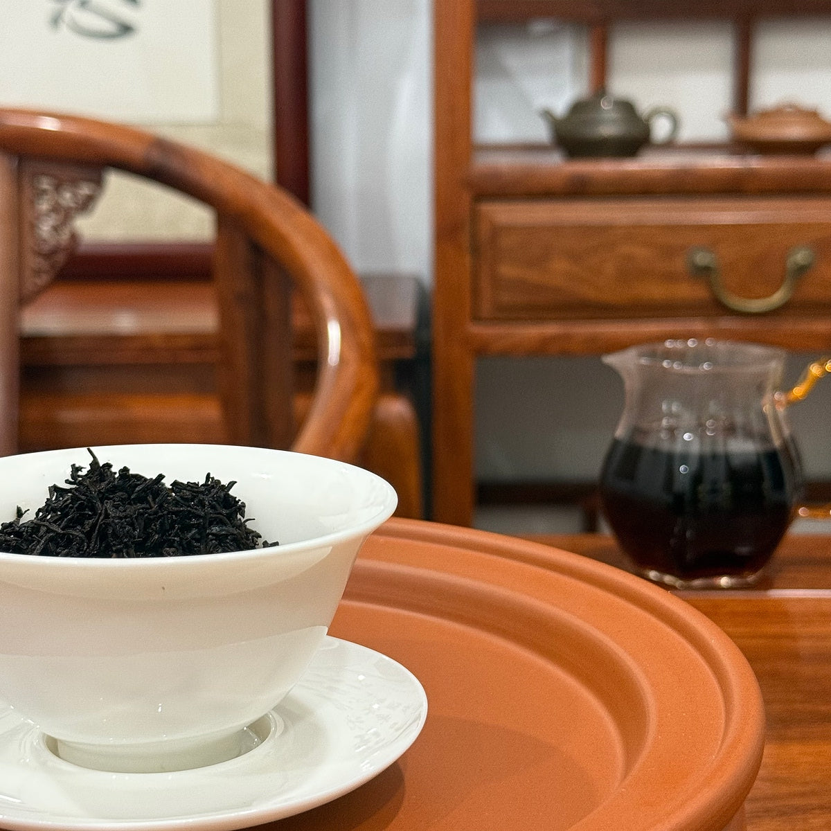 2019 Loose Leaf Tea 'Gong Ting Grade' Ripe Pu'er Tea brewed at Chinese Tea Group