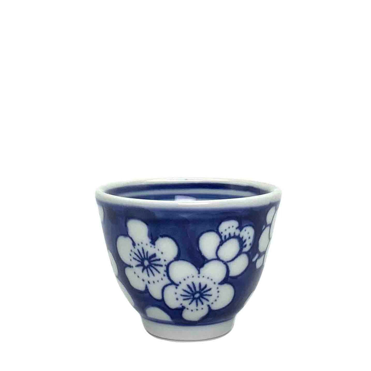 Hand-Painted Gong Fu Tea Cup - Traditional Chinese Plum Blossom Design