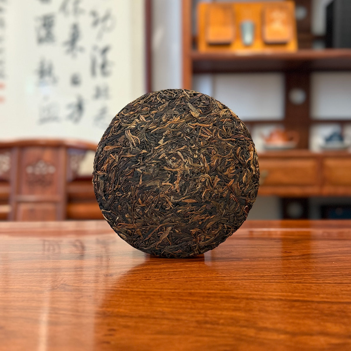 2009 Xigui Ancient Tree Puerh Tea Cake 5