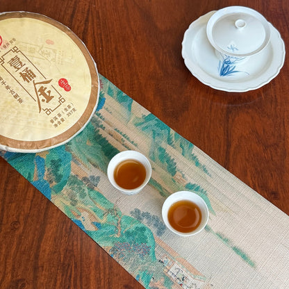 2014 Yunnan Old Tree Raw Pu'er Tea Cake Aged Tea Liquor