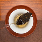 2017 Special-Grade Ripe Pu-erh Tea Cake during traditional Chinese tea brewing