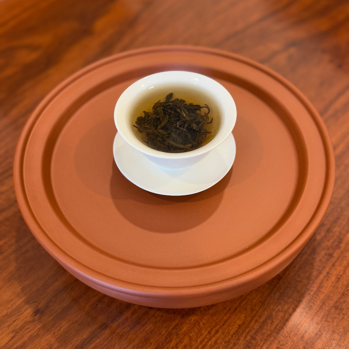 Tea liquor of 2018 Yunnan raw Pu-erh tea mini cake