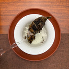 2019 Fujian Aged White Tea Cake brewed in a traditional Chinese tea room