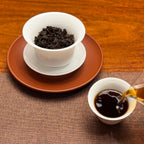 2019 Ripe Pu-erh Tea Brick showing rich ripe Pu-erh tea liquor after brewing