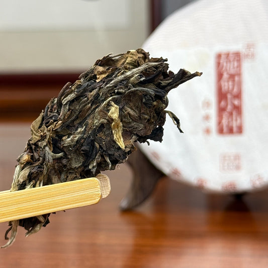 2019 Yunnan Aged White Tea Cake Sample - Flaked
