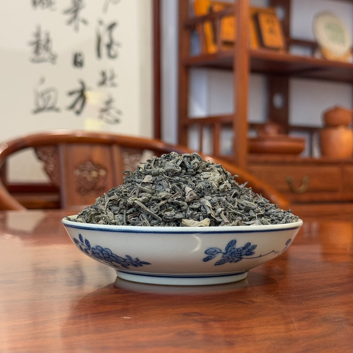 2019 Aged (Old) Loose Leaf Green Tea 1