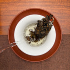 Brewing 2021 Fuding Bai Mu Dan White Tea Cake (White Peony) with hand-separated tea pieces