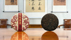 2021 Imperial-Grade Ripe Pu-erh Tea Cake (Shou) photographed at Chinese Tea Group tea house