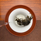 2022 Ban Pen Ancient Tree Raw Pu-erh Tea Cake brewed in a traditional Chinese tea room