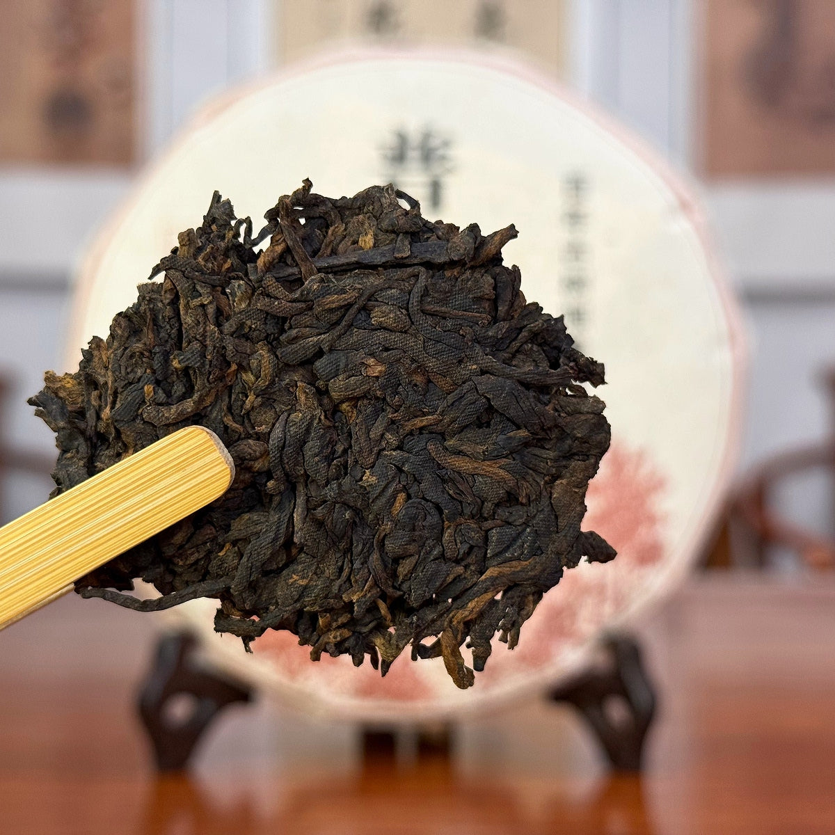 2023 Jingmai Mountain Ancient Tree Ripe Pu-erh Tea Cake (Shou) Chinese tea sample