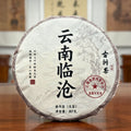2024 Lin Cang Ancient Tree Raw Pu-erh Tea Cake from Yunnan origin, showing the authentic tea region where the leaves are sourced.