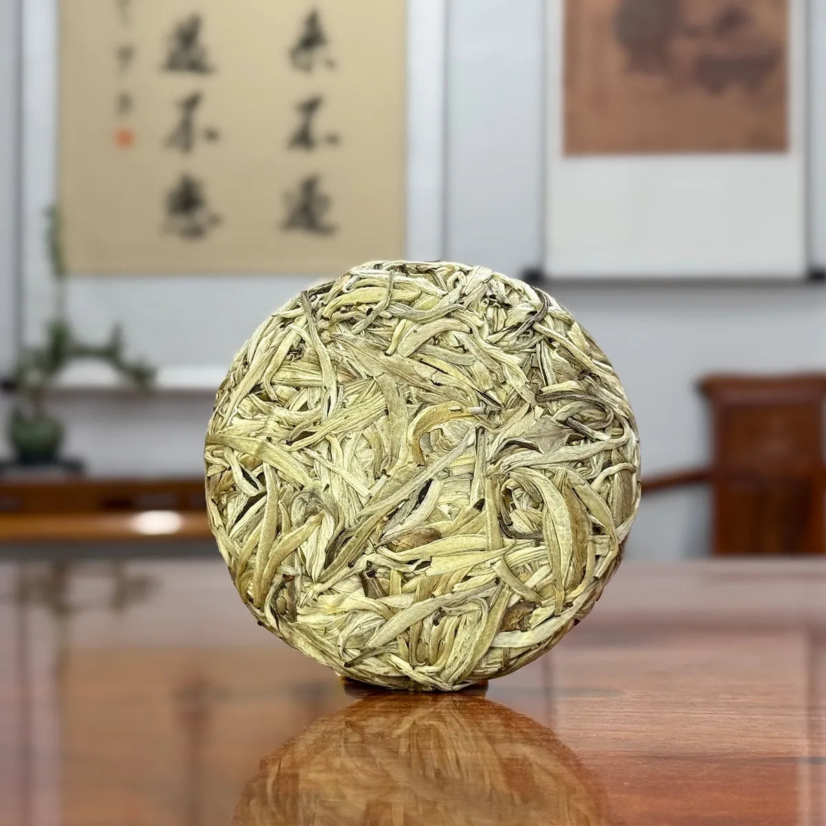2026 Yunnan Yue Guang Bai White Tea Cake (Moonlight White) Chinese white tea dry leaves overview