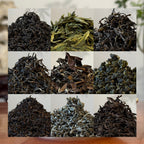 9 Best-Selling Chinese Loose Leaf Tea Sampler – close-up of dry tea leaves