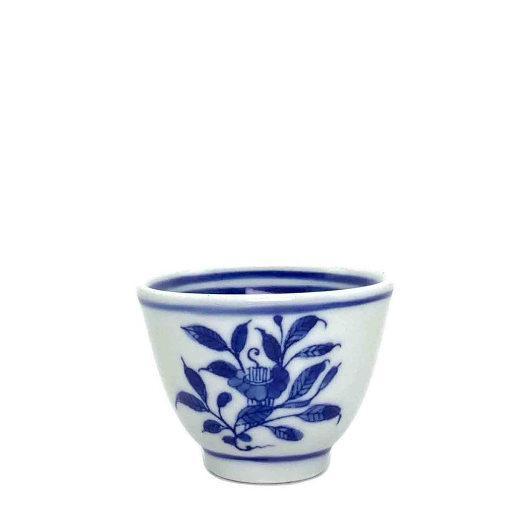 Ceramic Gong Fu Tea Set with Hand-Painted Floral Tea Cup displayed at Chinese Tea Group