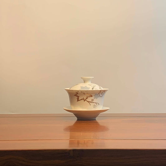Chaozhou Small Gaiwan - Ceramic Gongfu Tea Set 100ml 2