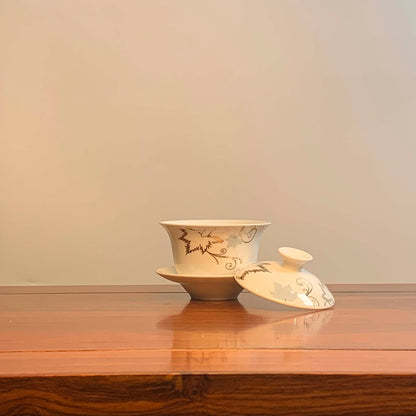 Chaozhou Small Gaiwan - Ceramic Gongfu Tea Set 100ml 3