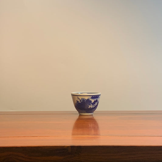 Chinese Gong Fu Tea Cup with Jiangnan Water Town Design 2