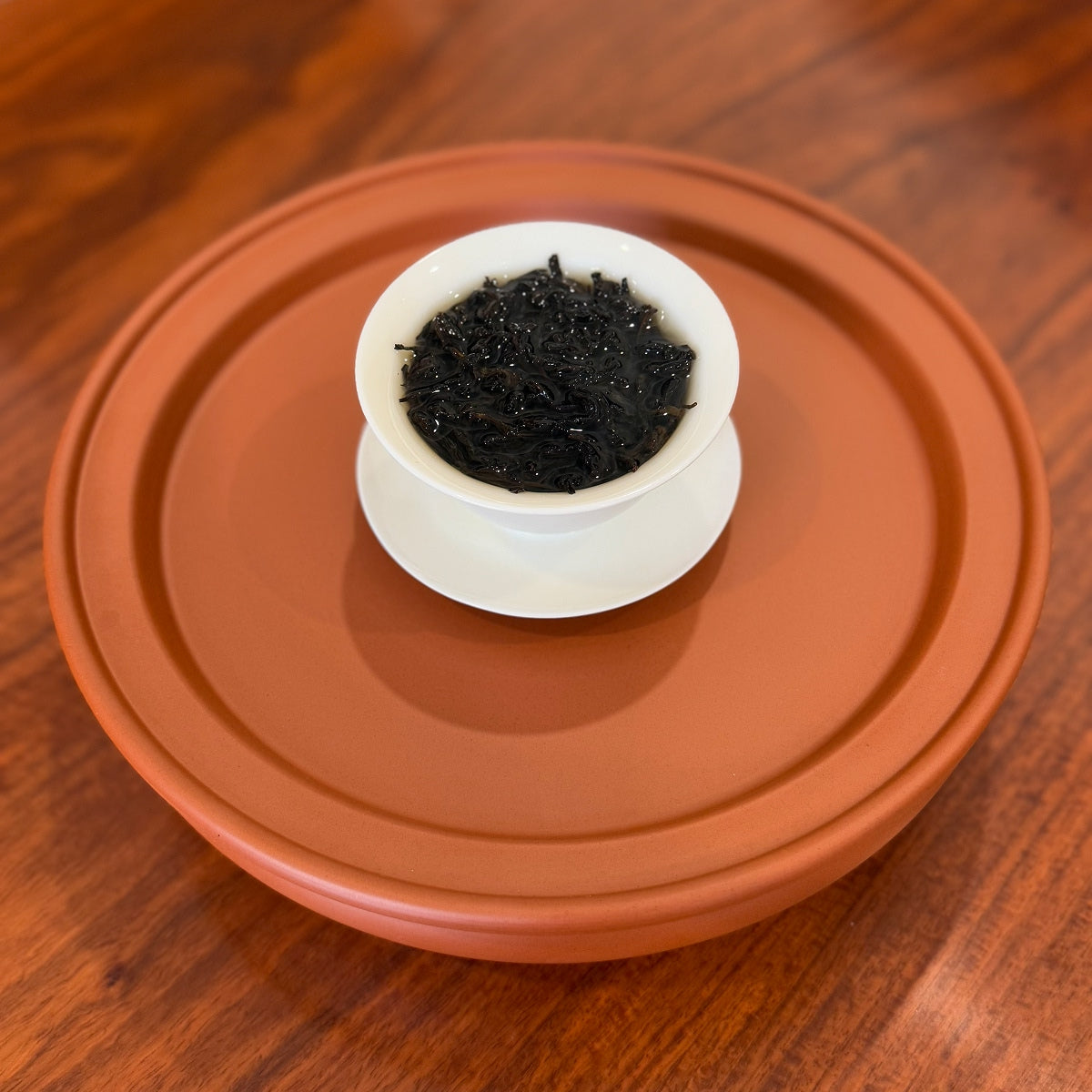 Fujian 'Shui Xian' Wuyi Rock Oolong Tea brewed at Chinese Tea Group