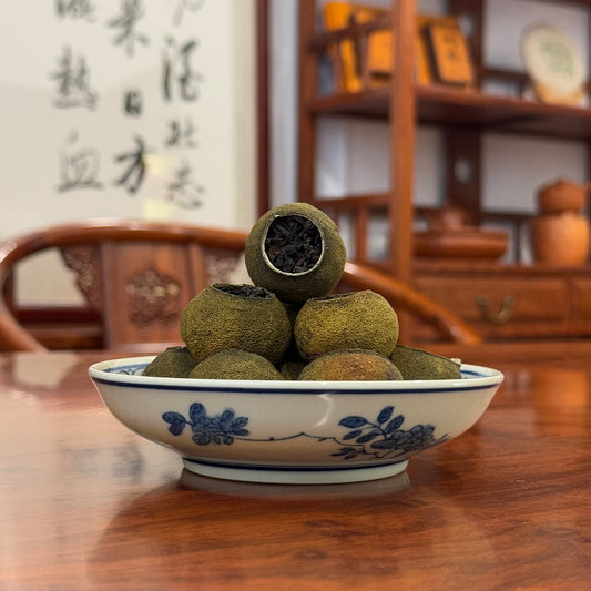 Green Orange Puerh "Tianma Xiao Qing Gan" Tangerine Tea 1