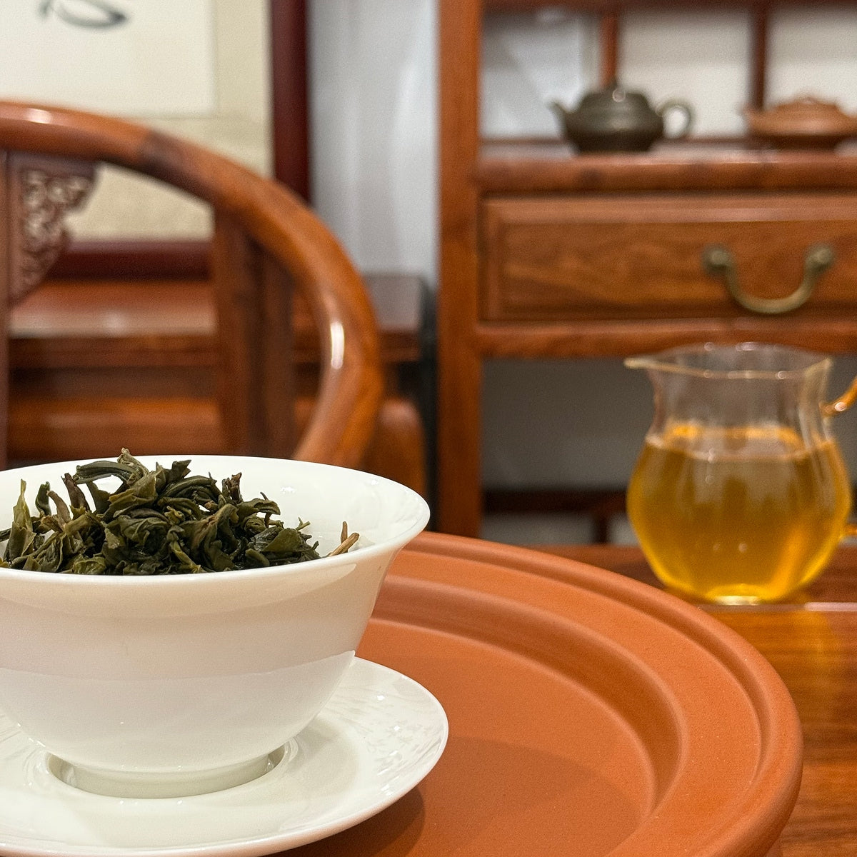 High Mountain Guangdong Green Tea brewed at Chinese Tea Group