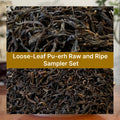 Loose Leaf Pu-erh Raw and Ripe Sampler Set by Chinese Tea Group