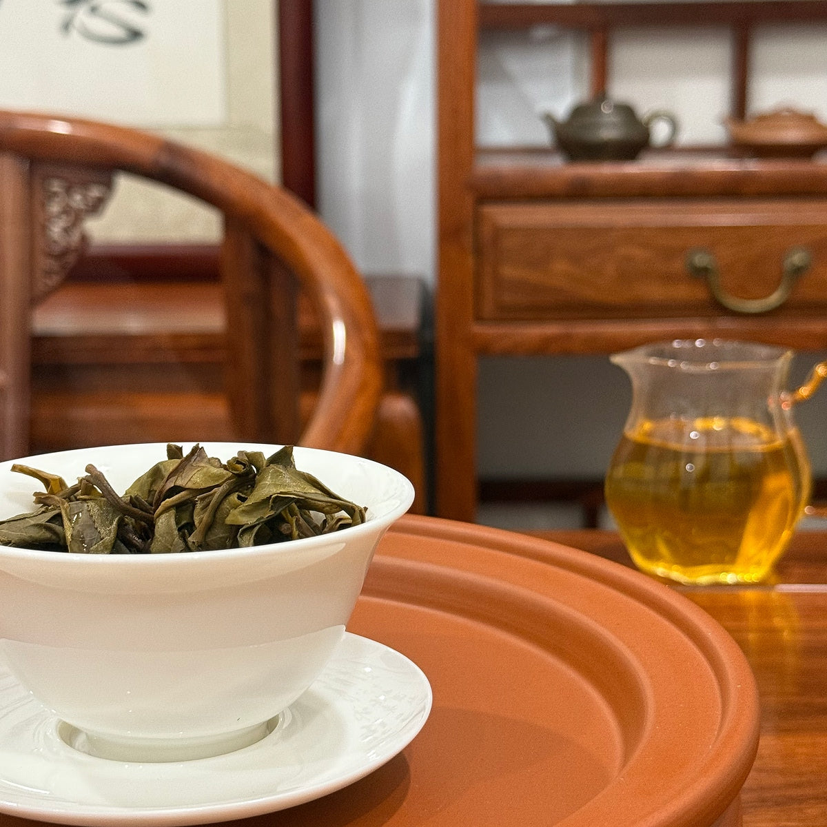 Puerh Tea Dragon Pearl (Dragon Ball Tea) brewed at Chinese Tea Group