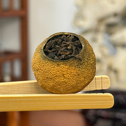 Tangerine Pu-erh Tea Gong Ting Ripe Pu'er  Xinhui Aged Chenpi Orange 3