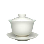 White Porcelain Gaiwan for Gong Fu Tea 180ml 1
