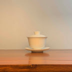 White Porcelain Gaiwan for Gong Fu Tea 180ml 2