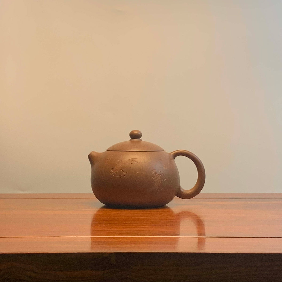 Yixing Zisha Teapot Handmade -Xi shi Teapot 300ml 5