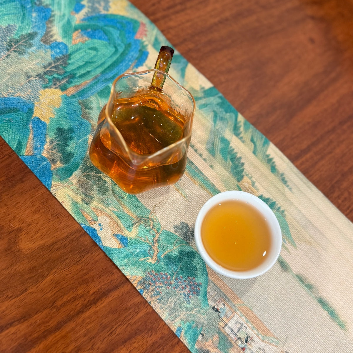 Aged Tangerine Pu-erh Tea – 2021 tea liquor close-up