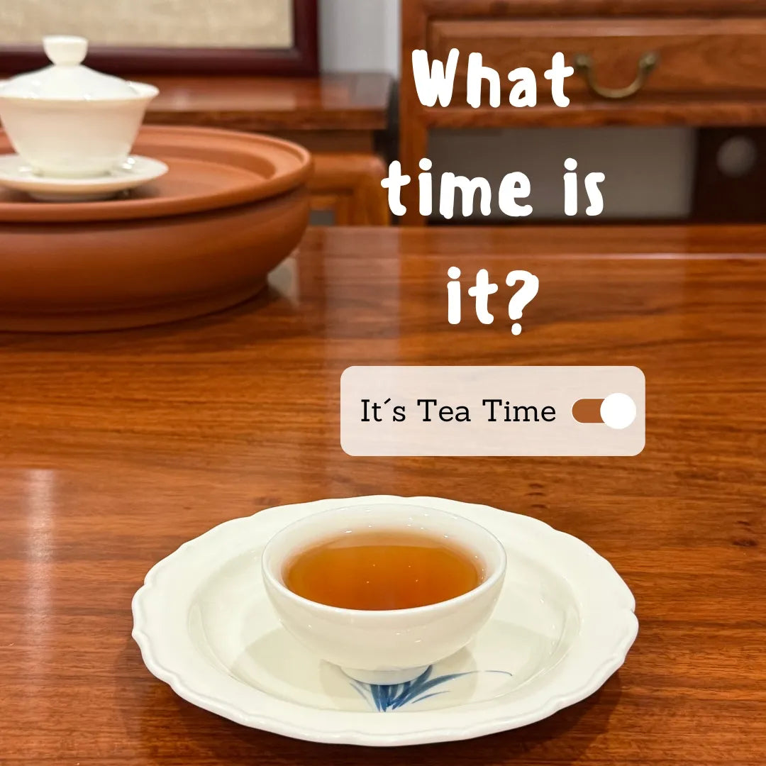 Any time can be tea time – enjoy premium Chinese tea leaves for relaxing moments throughout the day