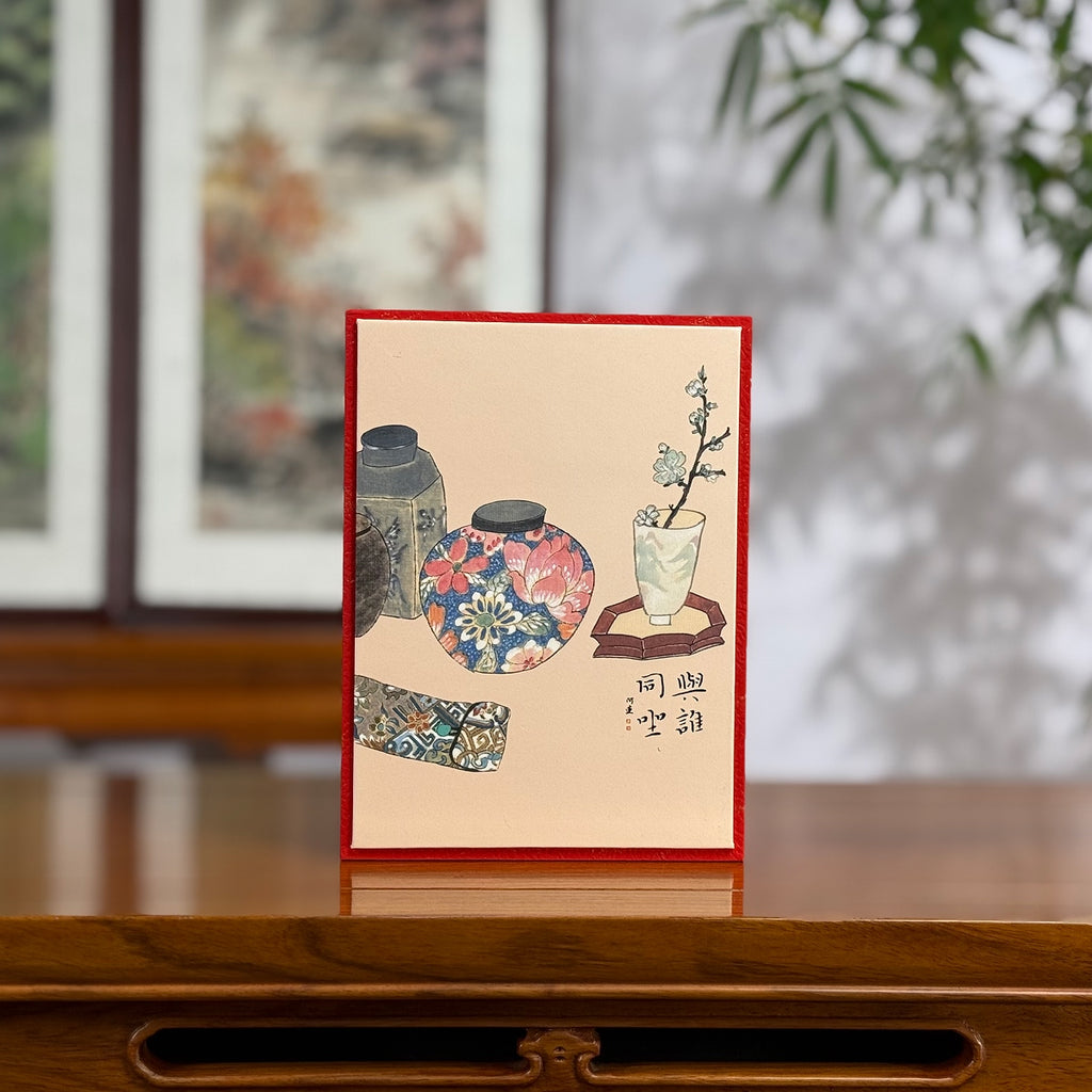 Chinese New Year Tea Gift Set – 2026 displayed in tea house, showing festive presentation