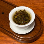 Dan Cong Oolong Tea Da Wu Ye (Big Dark Leaf) - Phoenix Mountain Gongfu brewing showing tea art steps