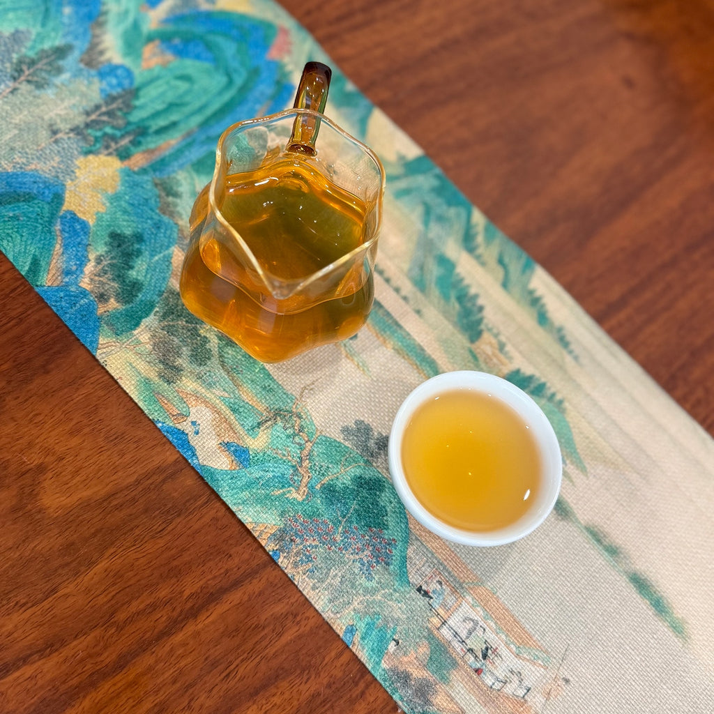 Tea liquor of Loose Leaf Green Tea - 2019 Aged