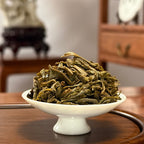 Loose Leaf Raw Pu-erh Tea 2022 Bing Dao tea leaves after brewing