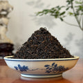 Loose Leaf Ripe Pu’er Tea Sample 2019, Gong Ting Grade, showcasing its premium quality