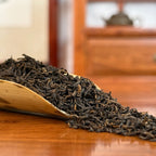 Tight and sturdy leaf structure of aged Shou Pu-erh Tea, 2012 Imperial Grade