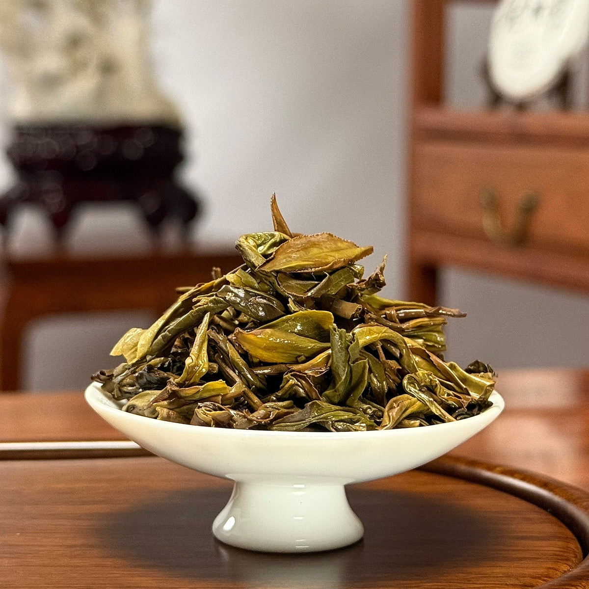 Loose Leaf Oolong Tea Mi Lan Xiang Dan Cong (Honey Orchid Aroma) brewed