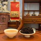 Brewed tea leaves of Phoenix Oolong Tea Gongfu Tea Sachets, revealing their texture and fragrant aroma