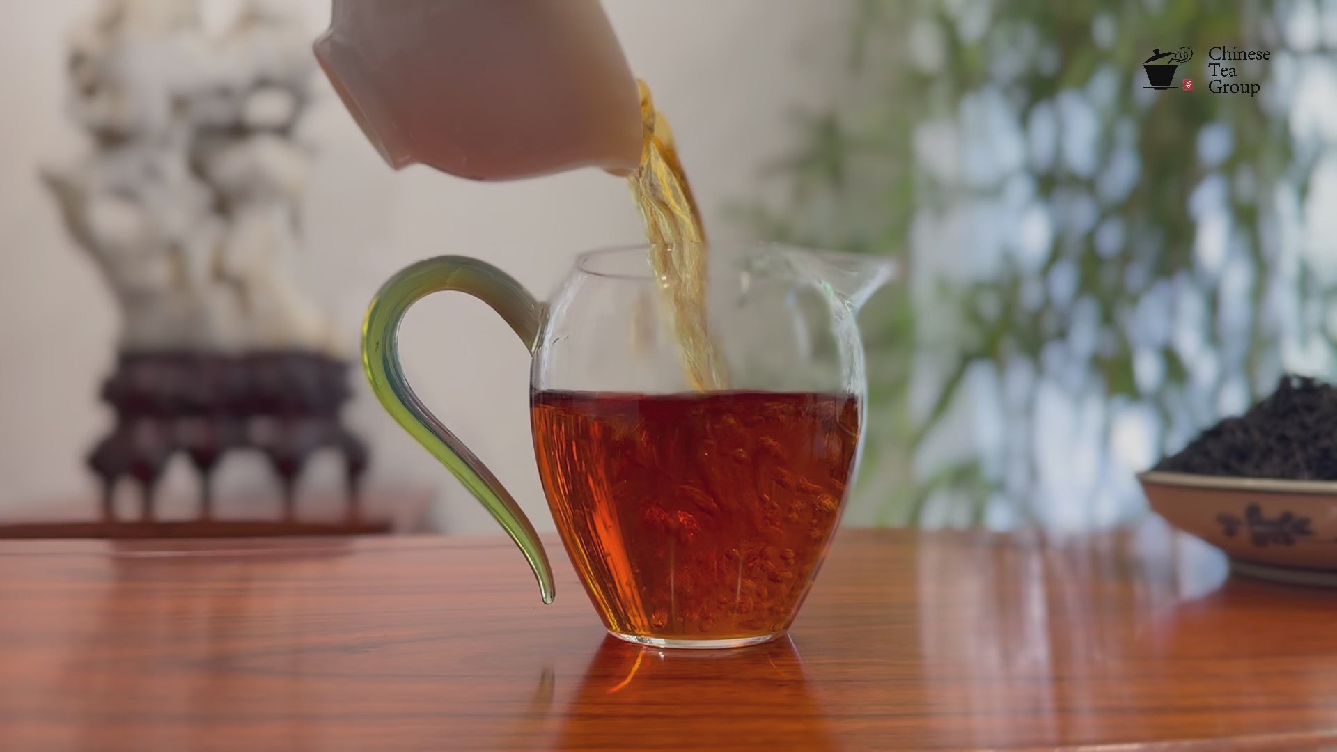 Lapsang Souchong Black Tea - Spring Harvest, freshly brewed tea liquor at Chinese Tea Group in China