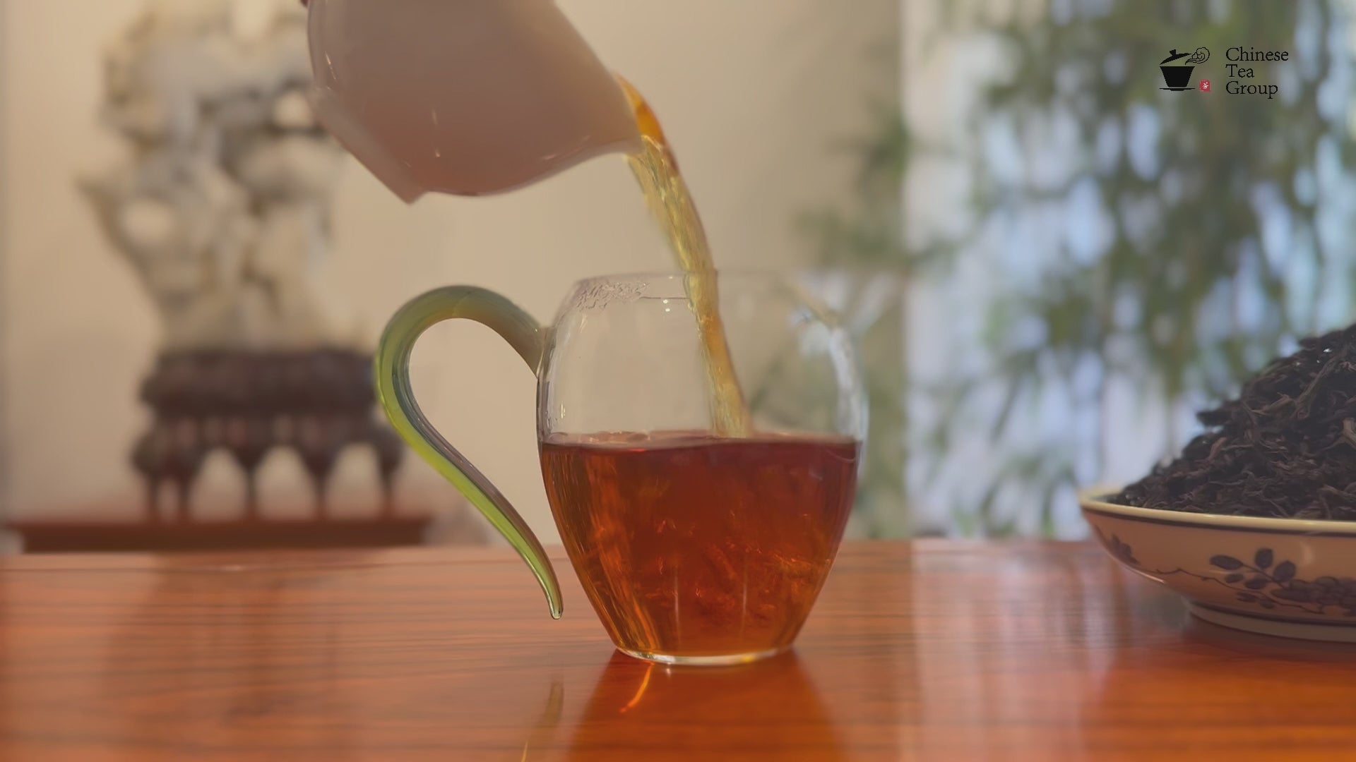 Shui Xian (Narcissus) - 2024 Premium tea liquor, freshly brewed at Chinese Tea Group