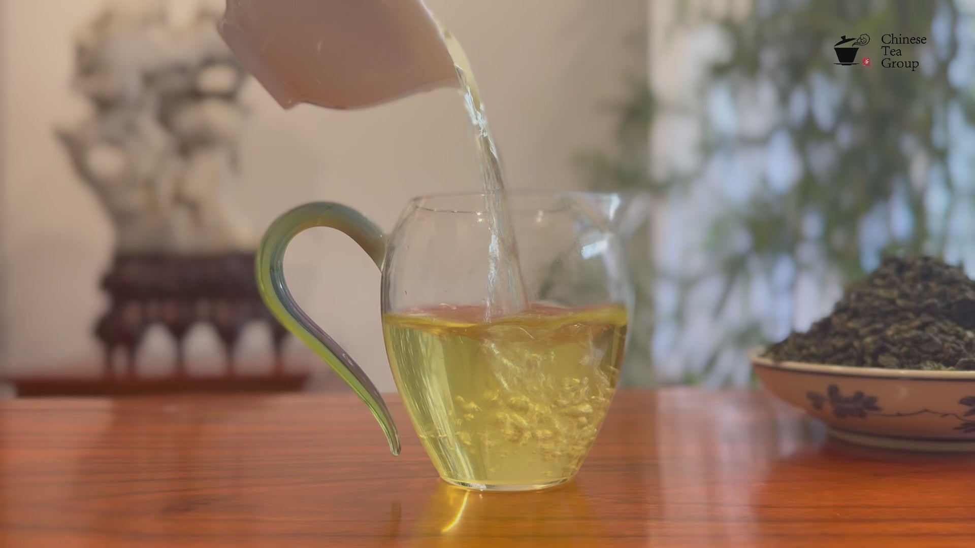 Freshly brewed Classic Anxi Tie Guan Yin Oolong Tea (Ti Kuan Yin)  tea liquor at Chinese Tea Group