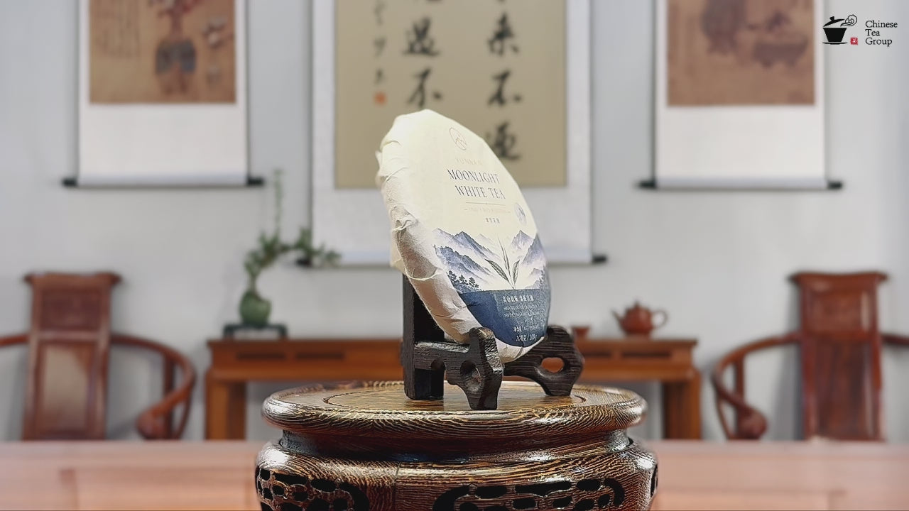 2026 Yunnan Yue Guang Bai White Tea Cake (Moonlight White) product video by Chinese Tea Group