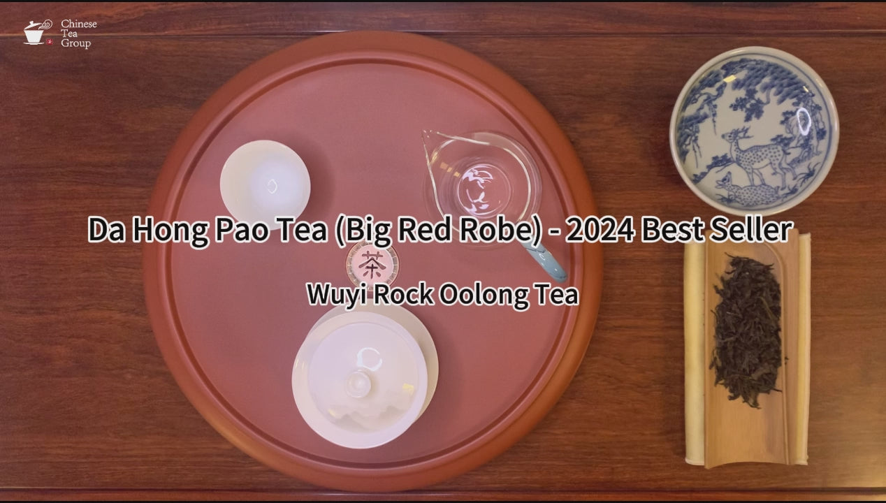 Gongfu brewing of 2024 Best Seller Da Hong Pao Wuyi Rock Oolong Tea (Big Red Robe)