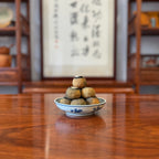 Tianma Tangerine Pu-erh Tea – 2023 on tea table in Chinese Tea Group physical store