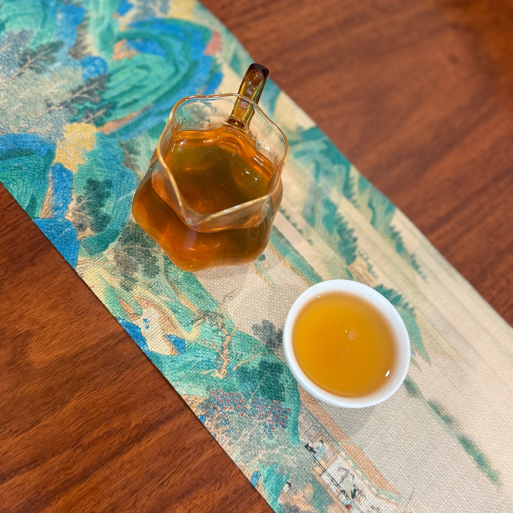 Tianma Tangerine Pu-erh Tea – 2023 tea liquor after brewing
