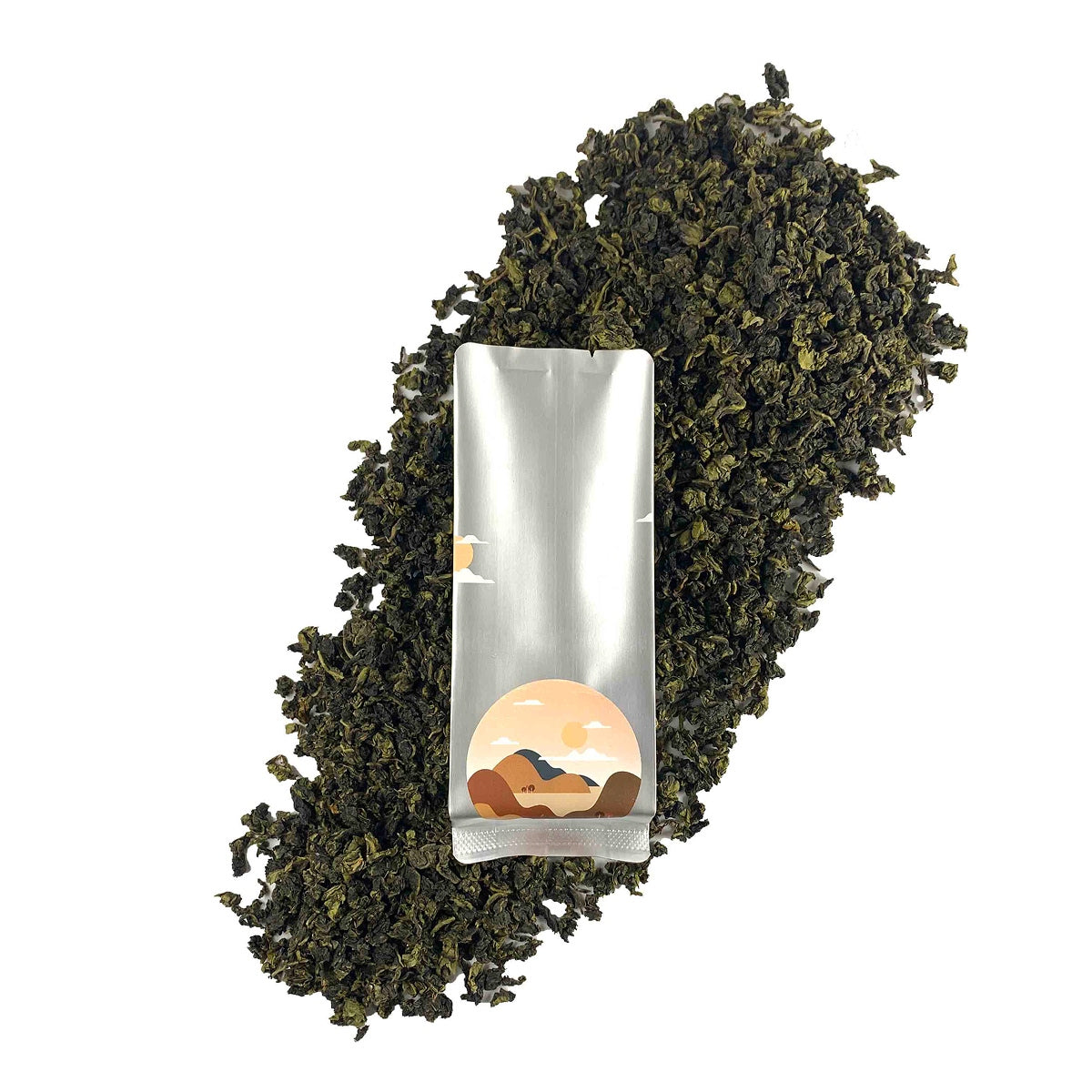 Small packaging of Tie Guan Yin Oolong Gongfu Tea Sachets, showing premium quality