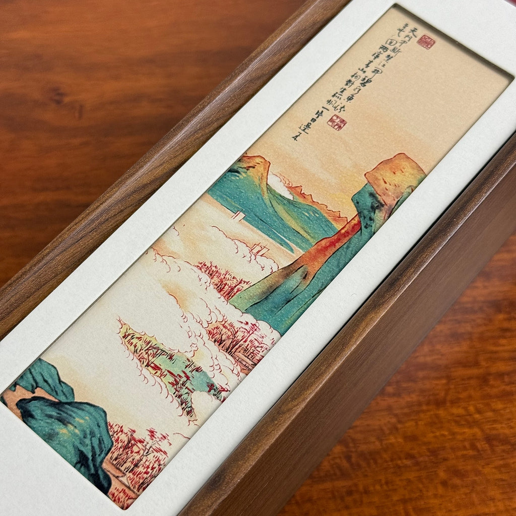 Lower half details of Wuyi Oolong Tea Gift Box – Da Hong Pao New Year packaging